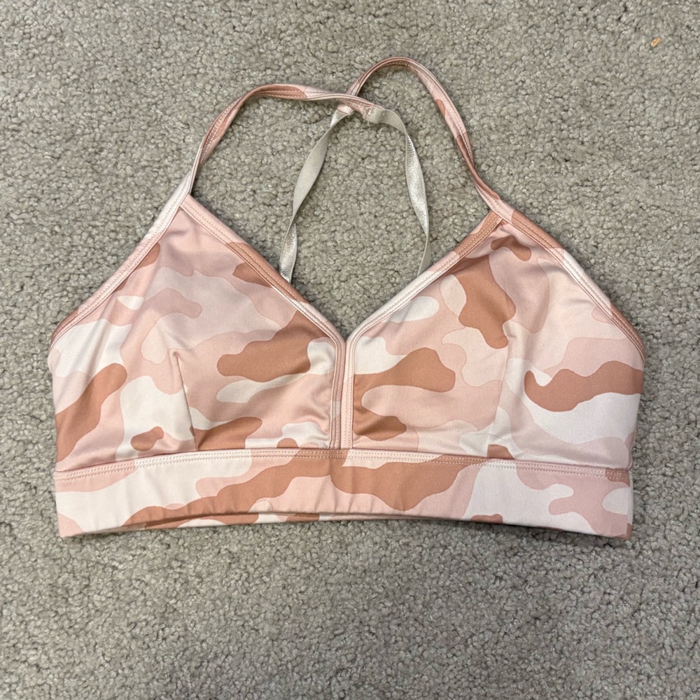 Forever 21 Pink Camo Sports Bra